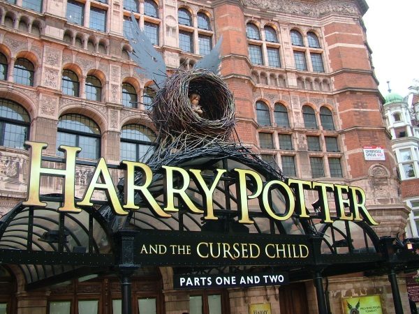 Harry Potter Cursed Child and aladdin next door at the Prince Edward Theatre